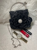Black Rose Evening Purse