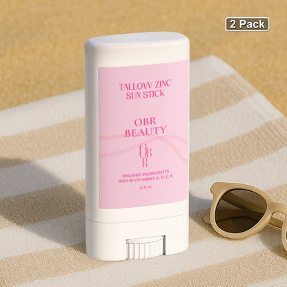 2 Pack Tallow Zinc Sun Stick