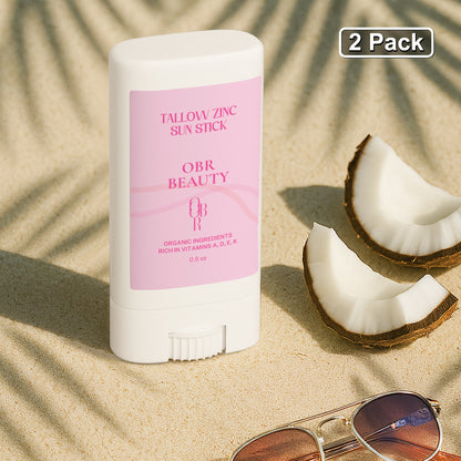2 Pack Tallow Zinc Sun Stick